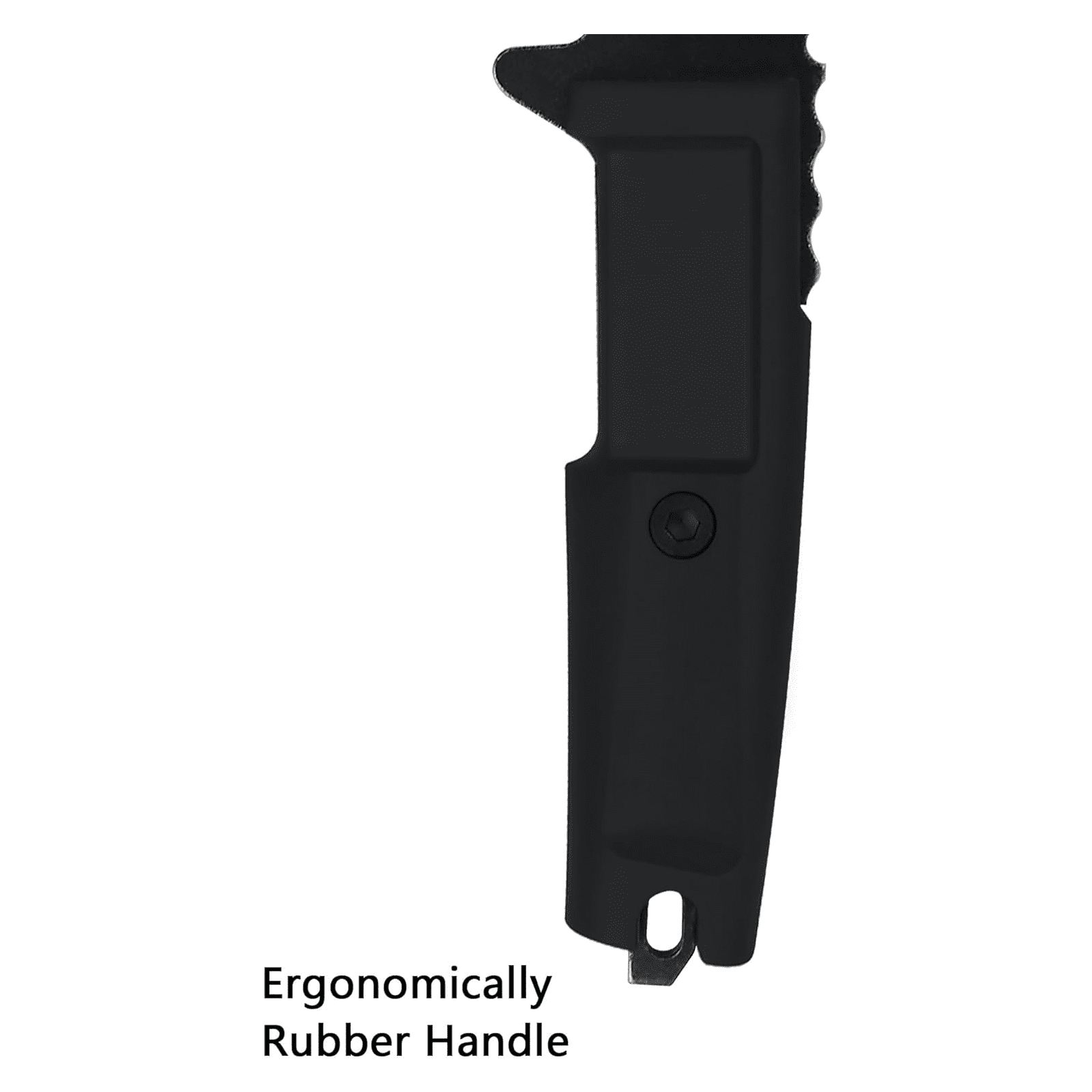 JXE JXO Camping Hatchet with Sheath, 9.8" Full Tang Steel Blade, Ergonomic Rubber Handle for Bushcraft
