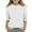 White#1, variant on GaThRRgYP Summer Tops for Women,Summer Shirts for Women Short Sleeve,Children's Solid Color 3/4 Sleeve Round Neck Tops/shirt Pink#2 3-4 Years