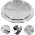 thumbnail image 2 of UKCOCO Recessed Garbage Lid Counter Trash Cover, Built-in Flap Cover Recessed Trash Grommet Trash Bin Lid Auto Counter Top Flap Can Auto Flap Trash Grommet, 2 of 8