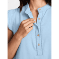 thumbnail image 4 of Time and Tru Women's Flutter Sleeve Mini Dress, Sizes XS-XXXL, 4 of 6
