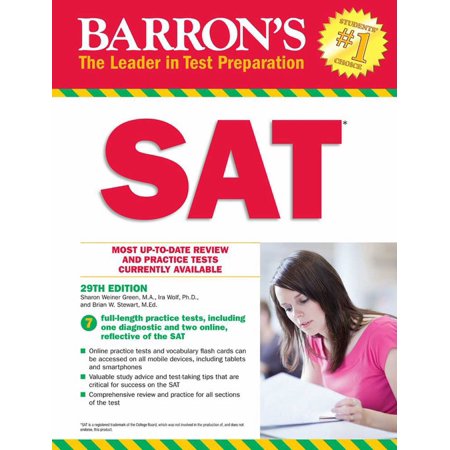 Barron's Test Prep: Barron's SAT with Online Tests (Paperback)