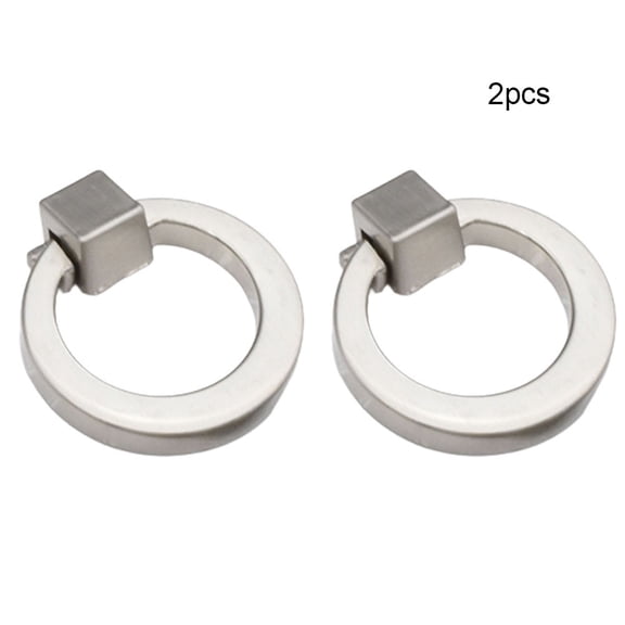 2PCS Solid Pull for Ring Drawer for Ring Handle Furniture Hardware Accessories