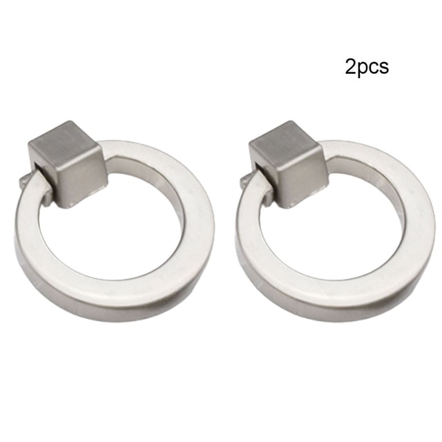 2PCS Solide Tirer Anneau Tiroir Anneau Poignée Meubles Accessoires de Quincaillerie