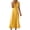 Yellow, variant on Qiopertar Cotton Linen Dress for Women Summer Casual Sleeveless Button Down Collar Solid Color Dress, Yellow L