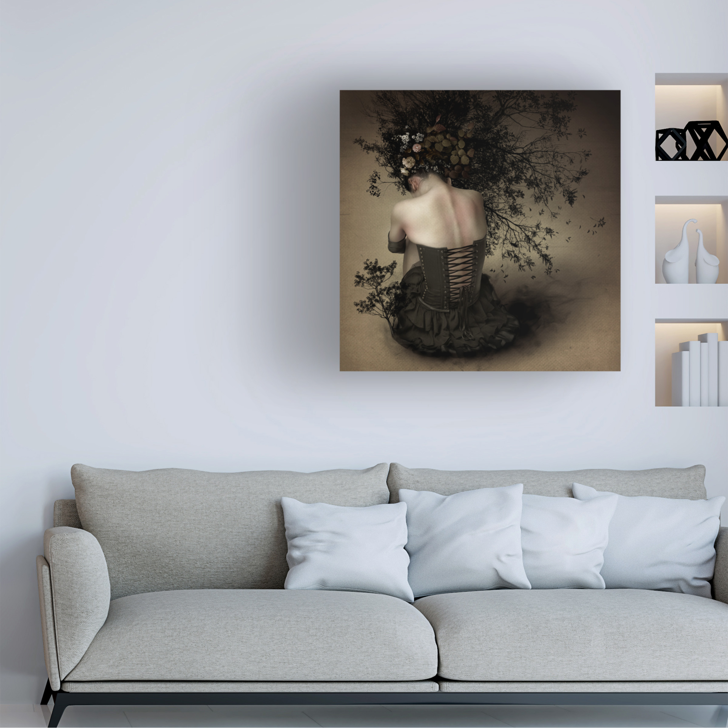 Kiyo Murakami 'Night Scented Girl' Canvas Art