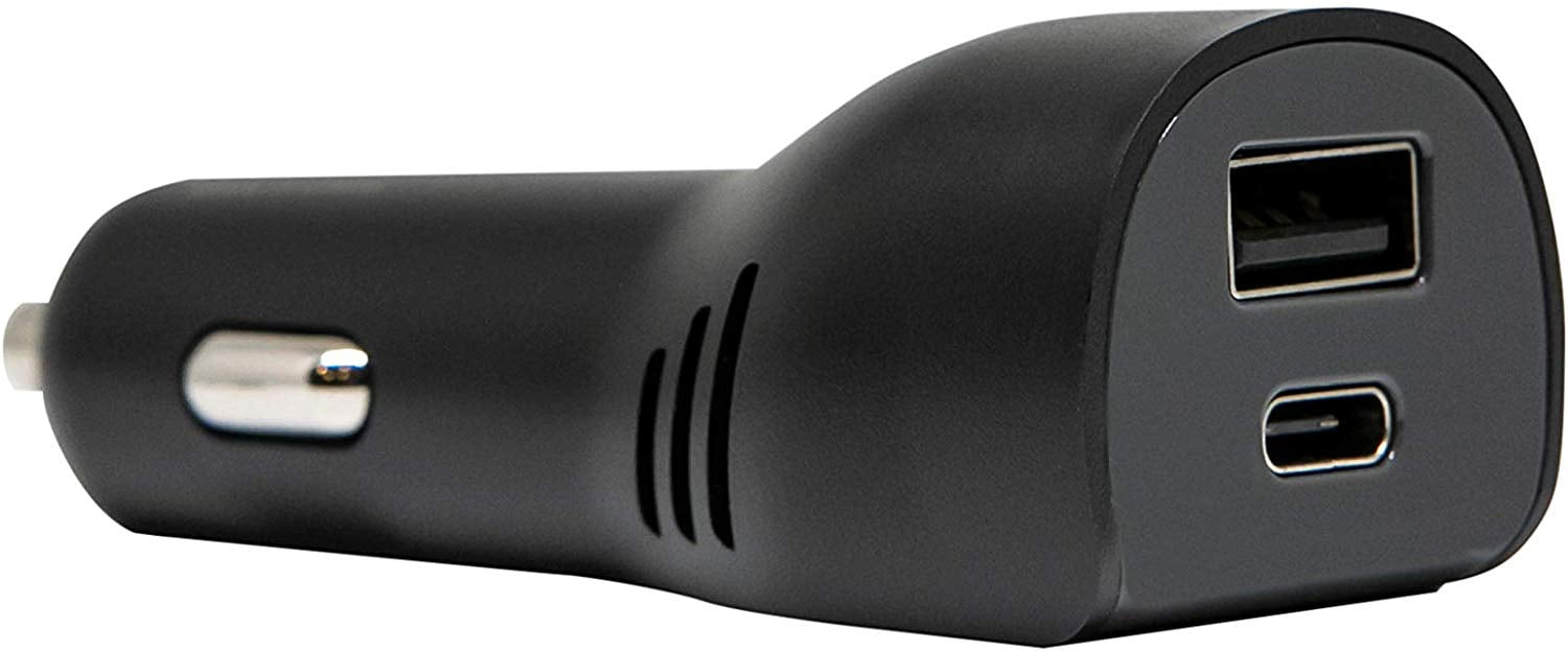 OtterBox Dual Port USBA / USBC Car Charger Black