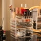 thumbnail image 4 of Organizador de maquillaje CQ acrílico transparente, paquete de 3 con 6 cajones Cq acrylic NA, 4 of 6