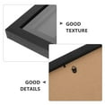 thumbnail image 3 of YUYUETIME Sports Card Frame 1Pack Wall-Mounted Trading Card Display Case Black Fibreboard Tabletop Placement, 3 of 8