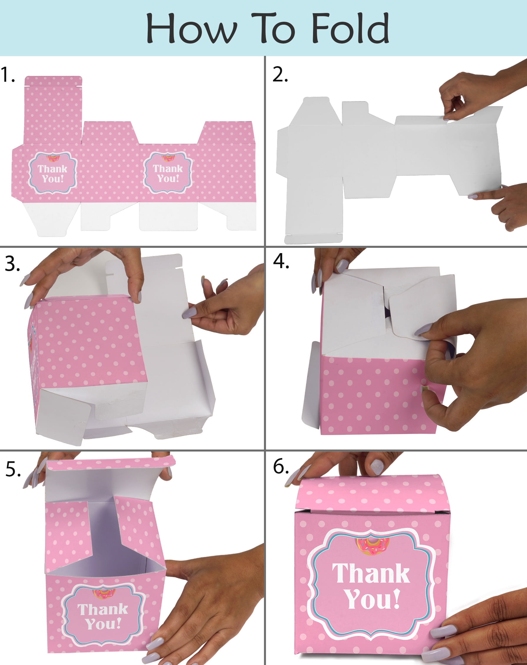 InkdotpotPaper Box -Mini Favor Box ForBaby Shower4x4x4 Inches Paper Gift Boxes, Candy Paper Box For Party Favors, Baby ShowerCandy,Boy / GirlTheme- Pack Of 20