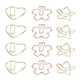 thumbnail image 5 of 30 piezas de clips de papel con forma de corazón de Sakura en forma de estrella para la clasificación de archivos de estudiantes de la escuela de oficina, 5 of 10