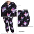thumbnail image 1 of Fuzzy One Piece Pajamas, Stylish Soft Warm Pajamas Jumpsuit  For Lady For Home, 1 of 5