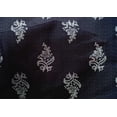 thumbnail image 4 of oneOone Cotton Silk Fabric Leaves & Floral Block Printed Craft Fabric BTY 42 Inch Wide, 4 of 4