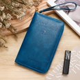 thumbnail image 2 of Travel Wallet RFID Blocking Passport Holder Function Zipper Organizer For Daily Commute Business Slim Card Document Pouch Mens Zip Wallet Lanyard Wallets Key Ring Wallet Western Wallets for Women, 2 of 4