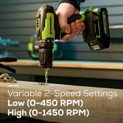 Greenworks 24V 1/2 310 in-lbs Brushless Cordless Drill / Driver with 2Ah Battery and Charger