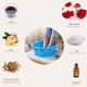 thumbnail image 4 of Rawiri YOMIQIU - Bañera de baño para remojo de pies, cubo grande de plástico para remojo de pies, cuenco de spa para pedicura para masaje de pies en casa, removedor de callos, hongos y piel muerta, 4 of 6