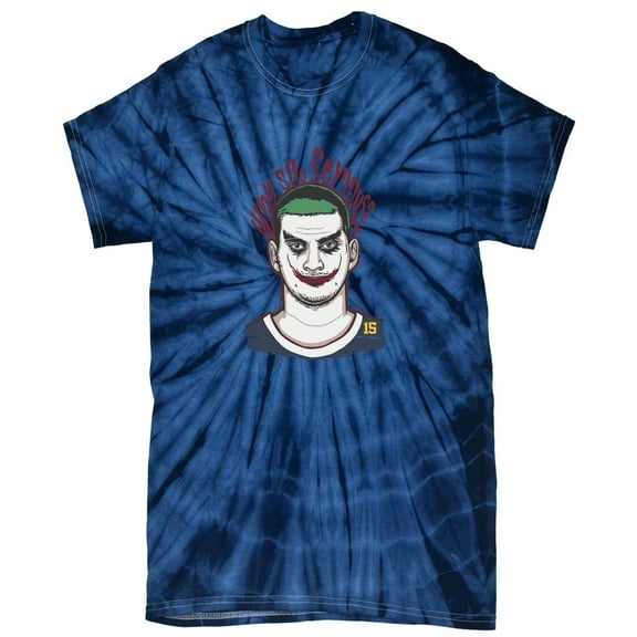 TIE-DYE Blue Nikola Jokic Nuggets Joker Why So Serious Shirt T-Shirt
