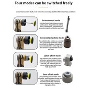 Cordless Car Polisher Set 6 Speed Two Buffer with Pad