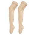 thumbnail image 1 of Chaussettes de Compression Sans Orteils, 3TG Beige Bas de Compression Ouverts Hg Bas de Compression Durabilité Prolongée, 1 of 14