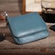 thumbnail image 1 of Cartera de cuero para niñas, bolso de mano corto con llavero, monedero, bolso de mujer, billetera pequeña con RFID y múltiples tarjetas, 1 of 3