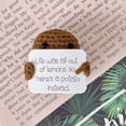 thumbnail image 5 of Muñeca De Tejer De Lana Linda Y Divertida Bonito juguete de patata cosido a mano con tarjeta positiva, regalos de buena suerte para niños y adultos, 5 of 5
