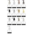 thumbnail image 5 of Rail19 Urban Square Recycled Glass Soap Dispenser with Metal Pump, 8.5oz (Gold), 5 of 5