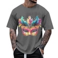 thumbnail image 1 of Tops para hombre, blusas y camisas de manga corta con cuello redondo para hombre, camisetas casuales con estampado de moda para hombre, blusa de manga corta, blusa de poliéster para hombre., 1 of 5