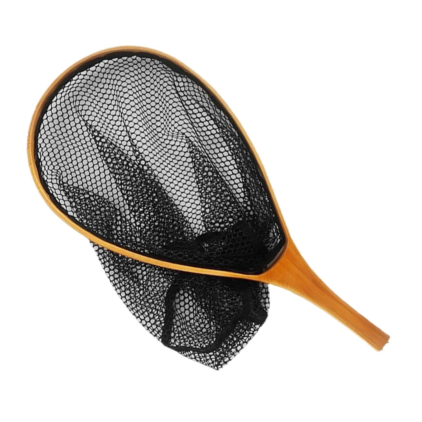 MAGIDEAL Fly ing Net Hand Landing Triangular Wood Frame Landing