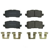 PowerStop 17-2372 Power Stop - Rear Z17 Low-Dust Ceramic Brake Pads with Hardware Fits select: 2021-2022 HONDA ODYSSEY