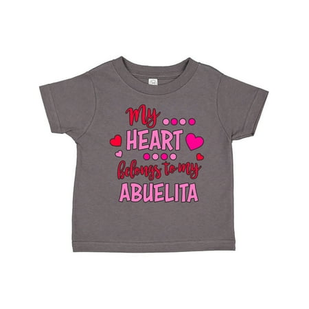 

Inktastic My Heart Belongs to my Abuelita Gift Toddler Boy or Toddler Girl T-Shirt