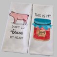 thumbnail image 5 of CSChome Microfiber Kitchen Towel Kitchen Towel Cartoon Food Pig Printed Great Water Absorption Dish Towel Fast Drying Tear-resistant Hand Towel Cleaning Dishcloth Quick-drying Dish Towel, 5 of 5