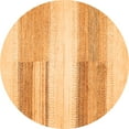 thumbnail image 1 of Ahgly Company Indoor Round Solid Orange Modern Area Rugs, 7' Round, 1 of 4