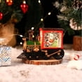 thumbnail image 2 of Weloille Christmas Train Snow Globe, Lighted-up Battery Operated Glittering Lantern for Christmas Table Centerpiece Decoration and Gift, 2 of 4