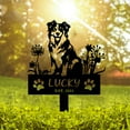 thumbnail image 3 of Personalized Pet Memorial Grave Marker Metal Stake - Custom Pet Loss Stake Memorial Plaques for Outdoors, Grave Decorations for Cemetery, Pet Sympathy Gift, Dog Tombstones for Graves Outdoor Garden, 3 of 8