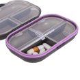 thumbnail image 2 of Unique Bargains 1 Pc 7 Grids Double Layer Pill Case Portable for Travel Clear Black, 2 of 6