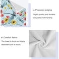 thumbnail image 4 of Colorful Flowers Dragonfly Towel Set of 3, Ultra Soft and Absorbent Bath Towels for Bathroom Sports Gym Swim Spa Beach (1 Bath Towel, 1 Hand Towel & 1 Washcloth) Washcloth Gift, 4 of 7