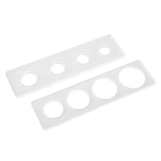 Abbracc Snap Button Wrap Mold Leather Craft DIY Stencil Tools for Snap Fasteners 633/831