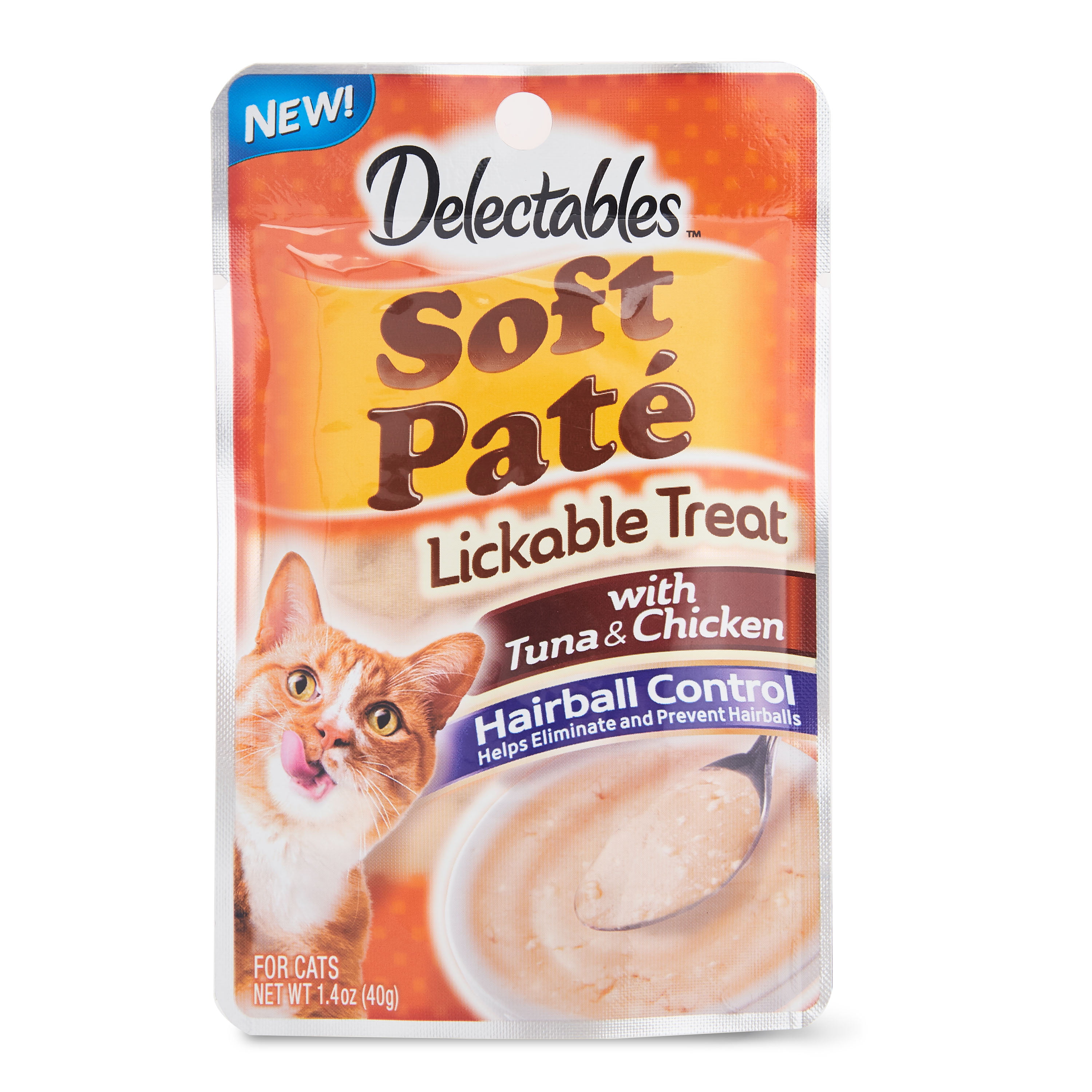 Hartz Delectables Soft Pate Lickable Cat Treat with Tuna & Chicken, 1.4