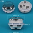 thumbnail image 6 of SDFGTstore Toilet Push Button Double Push Flushing Button for Home Hotel Public Toilet, 6 of 14
