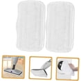 thumbnail image 2 of 2 Pack Steam Mop Pads Replacement for S3101 S3202 S3250,Reusable Steam Mop Soft Microfiber Cloth Covers for Shark Steam & Spray Mop, 2 of 7