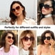 thumbnail image 5 of Gafas de sol Dollger Oversized Square con protección 100% UV, 5 of 6