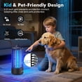 thumbnail image 4 of Rossetta Bug Zapper 2 Pack Rechargeable Mosquito Zapper with Auto-Sensing for Home, Patio, Backyard, Camping, 4 of 8