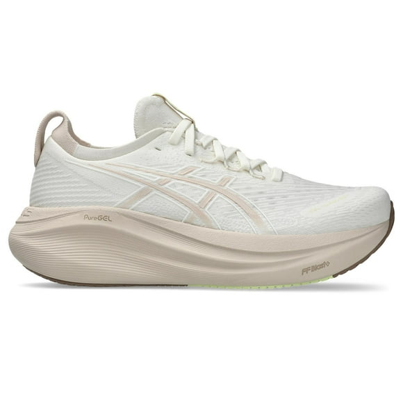 Zapatillas Para Correr ASICS GEL-NIMBUS 27 Para Mujer en color Crema/Beige Mineral (Tamaño de EE. UU. 6.5)