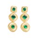 thumbnail image 1 of Jumpingount 2 uds pendientes estilo francés Vintage Retro encanto pendiente joyería accesorios para mujeres y niñas esposa hermana presente Ropa, zapatos y accesorios Miscelánea Verde Jumpingount AP017597-02, 1 of 6