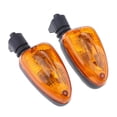 thumbnail image 3 of Miulika Turn Signals 6mm Indicators Light 12V for F650GS 2008-2009 Amber Lens, 3 of 6