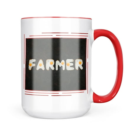 

Neonblond Farmer Eggs Breakfast Brunch Mug gift for Coffee Tea lovers
