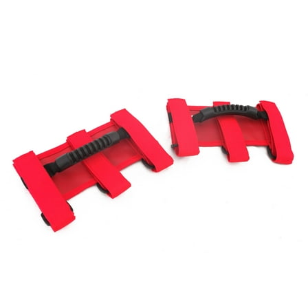 Rugged Ridge 13505.03 Red Ultimate Grab Handle Kit
