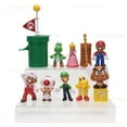 thumbnail image 4 of Super Bros Figure Set Toad Princess Peach Mario Luigi Yoshi Daisy Bowser Wario Donkey Kong Koopa Troopa Model PVC Collection Toy, 4 of 5
