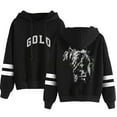 thumbnail image 3 of 2hollis Merch Gold Logo Men/Women Hooded Sweet Streetwear Hooded Long Sleeve, 3 of 4