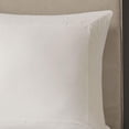thumbnail image 3 of N Natori Hanae Soft Cotton Blend Yarn Bed Euro Sham, 26" W x 26" L, White, 3 of 3