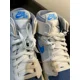 thumbnail image 3 of Ni - ke Ni - ke Air Jordan 1 ZM Air CMFT 2 Shoes Sail Dark Powder Blue Men's NWT, 3 of 5